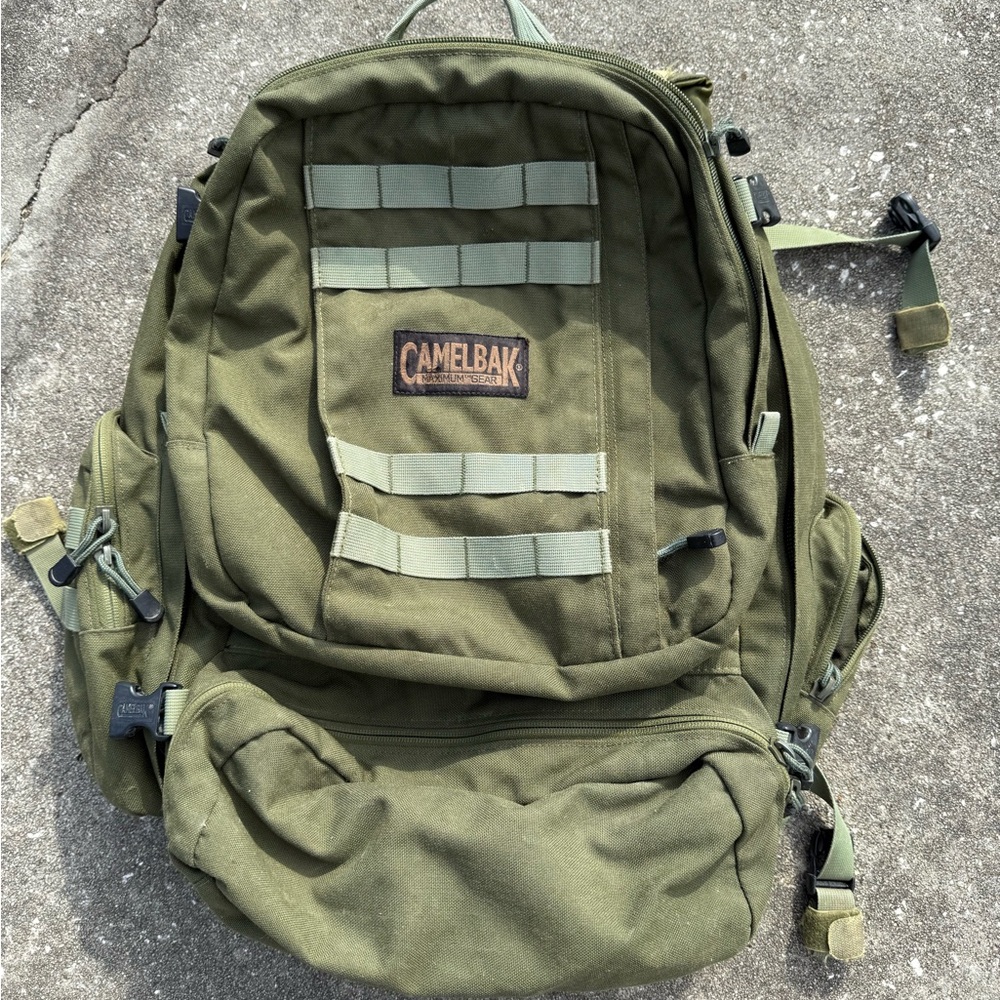 Early GWOT CamelBak Military Green Tactical Backpack